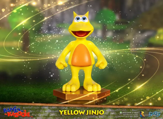First 4 Figures Banjo-Kazooie Yellow Jinjo statuetă 23cm aurie