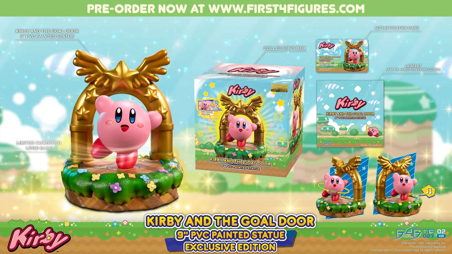 First 4 Figures Kirby Goal Door statuetă PVC Exclusive sunet