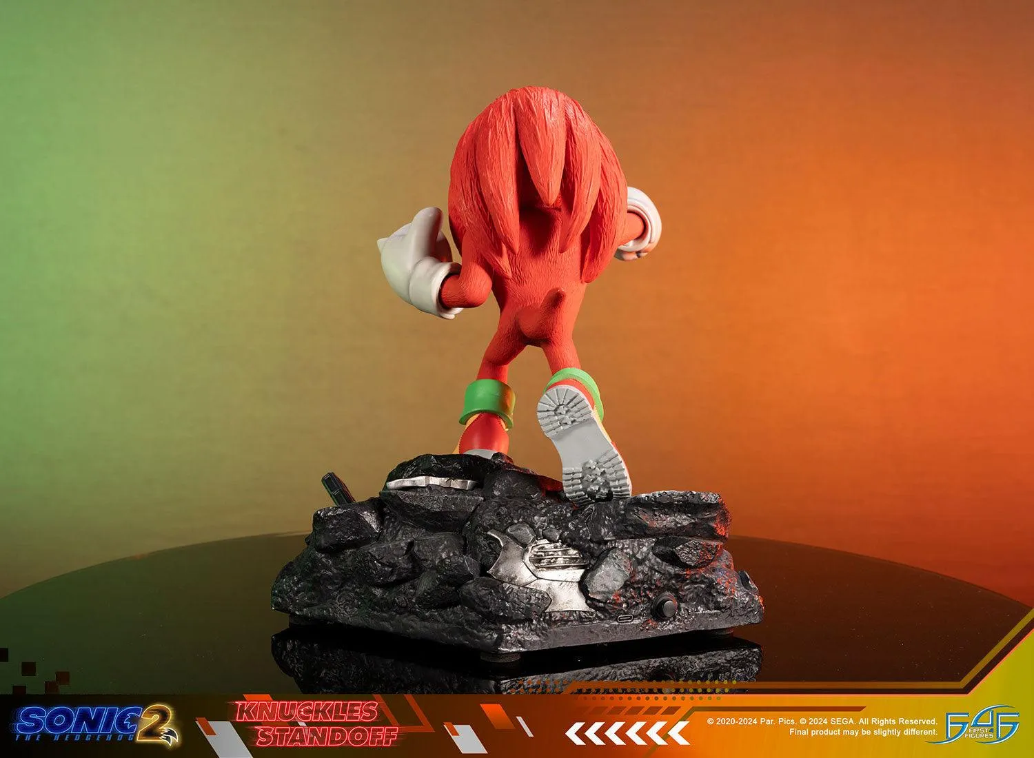 First 4 Figures Sonic 2 Knuckles Standoff statueta rasina