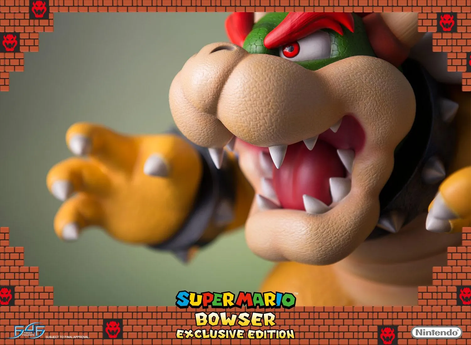 First 4 Figures Super Mario Bowser statueta Exclusive 49 cm