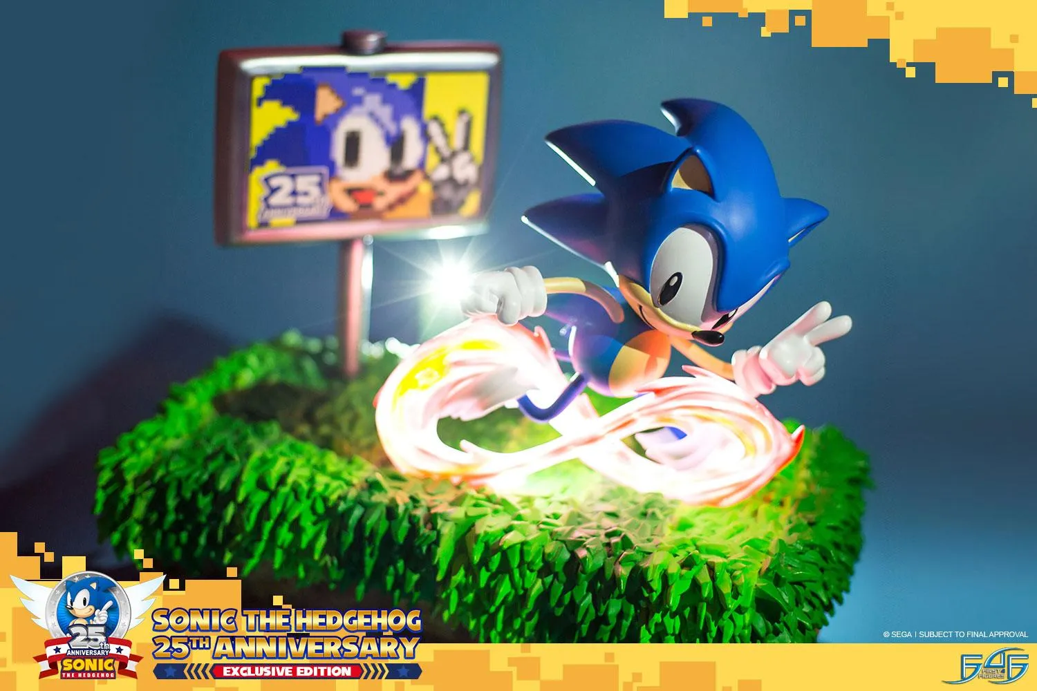 First 4 Figures Sonic 25th Anniversary statuetă Exclusive Green Hill