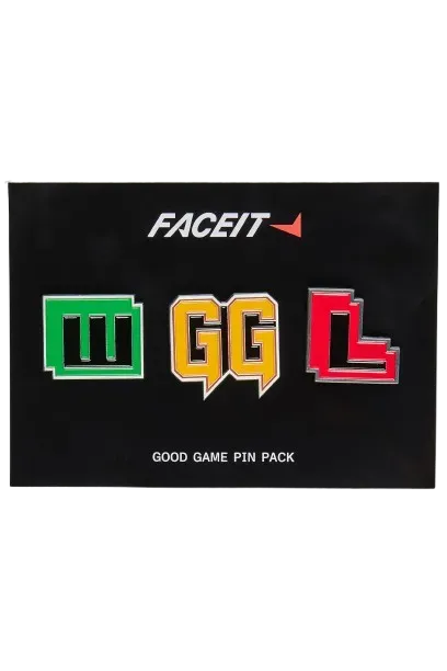 FACEIT Good Game set pinuri email multicolor