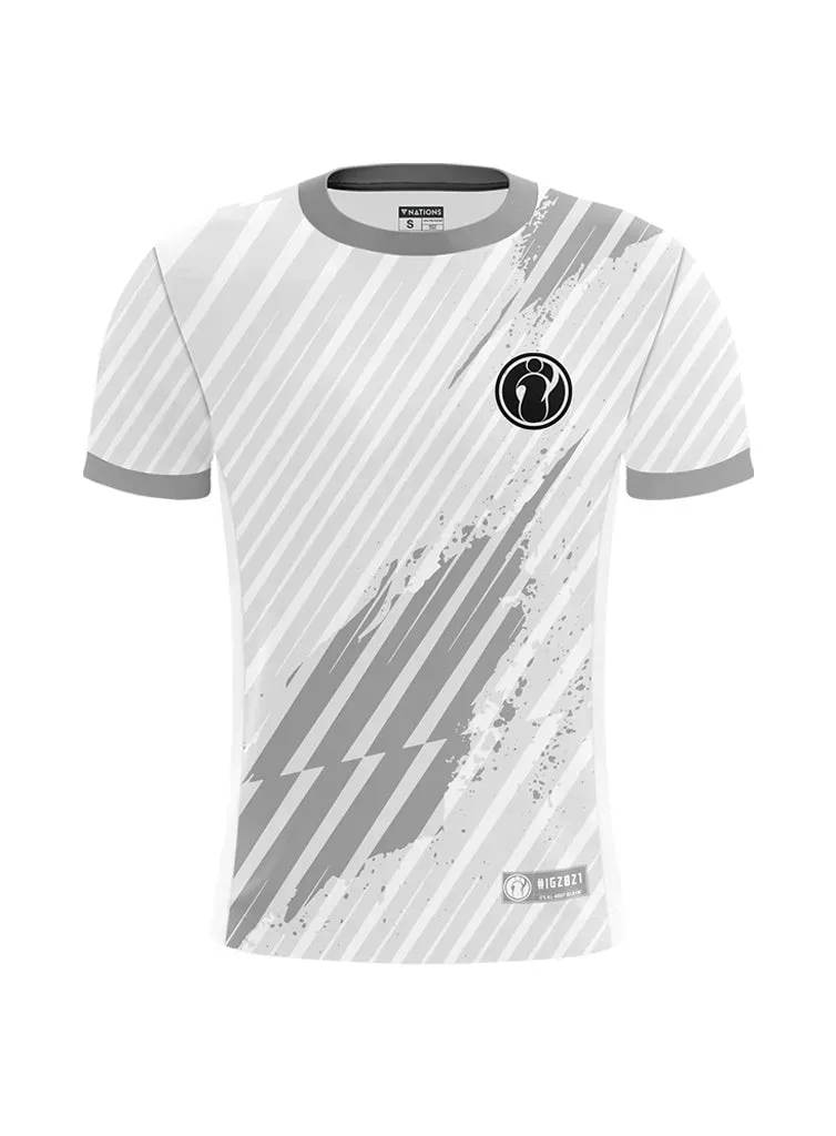 ESL Invictus Pro Jersey tricou alb poliester
