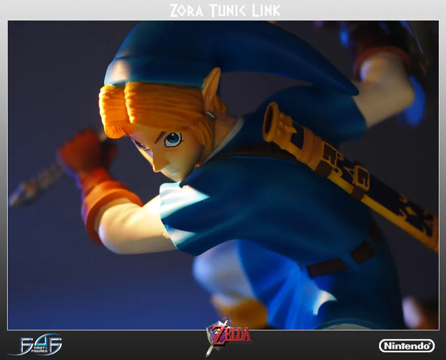 First 4 Figures Zelda Zora Tunic Link statuetă 17,8 cm