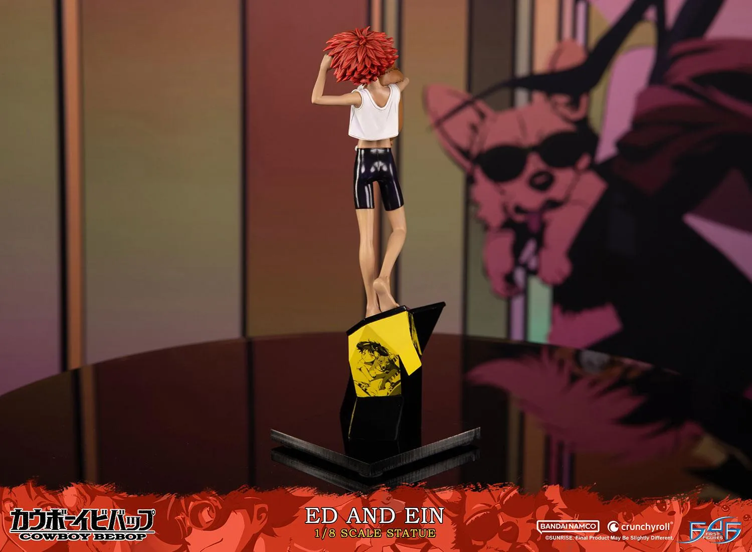 First 4 Figures Cowboy Bebop Ed and Ein figurină 1/8