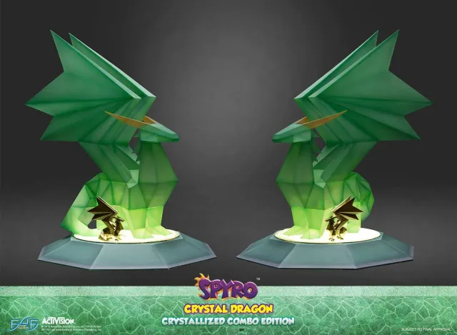 First 4 Figures Spyro Crystal Dragon statueta Crystallized Combo