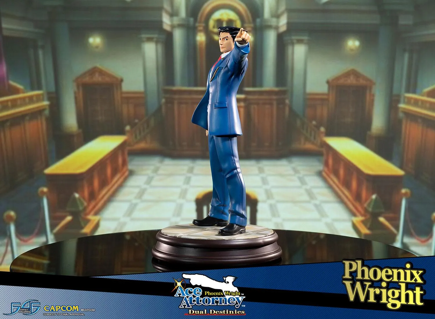 First 4 Figures Phoenix Wright Dual Destinies statuetă standard