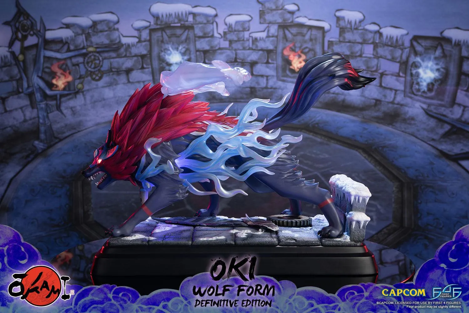 First 4 Figures Oki Wolf statuetă Definitive LED
