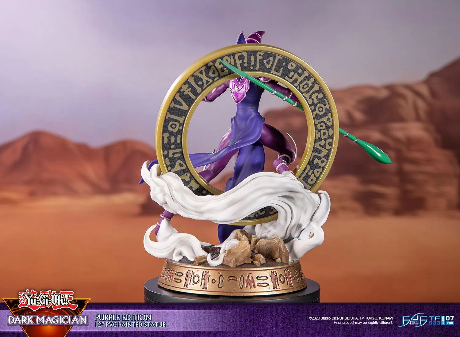 First 4 Figures Yu-Gi-Oh Dark Magician statueta Purple 30 cm