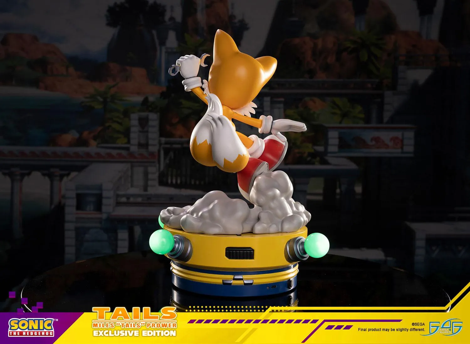First 4 Figures Sonic Tails Exclusive statuetă rășină LED