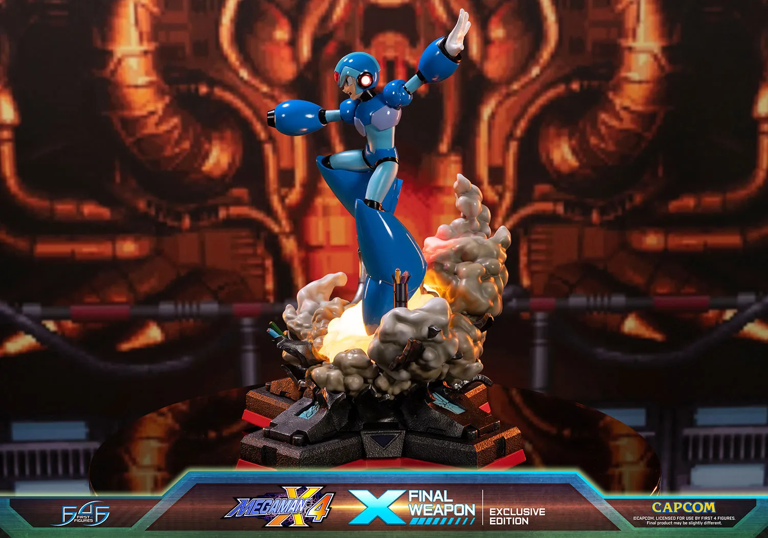 First 4 Figures Mega Man X4 Final Weapon statuetă Exclusive LED