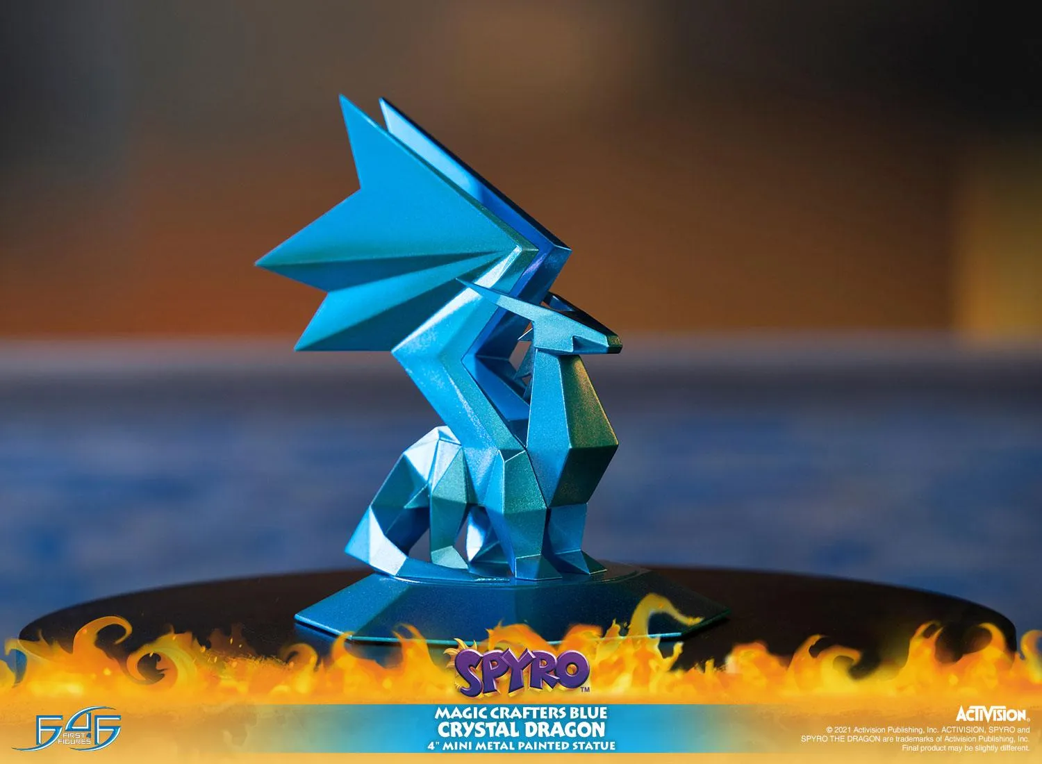 First 4 Figures Spyro Magic Crafters statuetă metal albastru