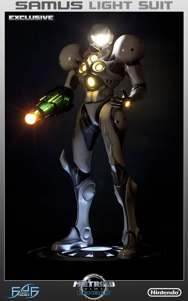 First 4 Figures Metroid Samus Light Suit statuetă 1/4 Exclusive