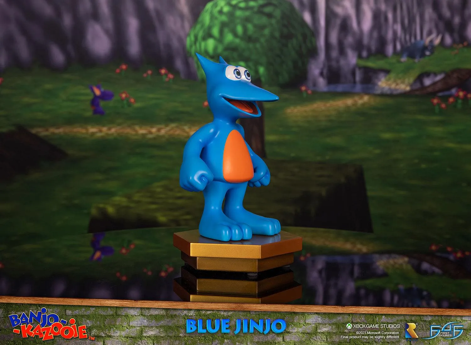 First 4 Figures Banjo-Kazooie Blue Jinjo statuetă 23 cm rășină