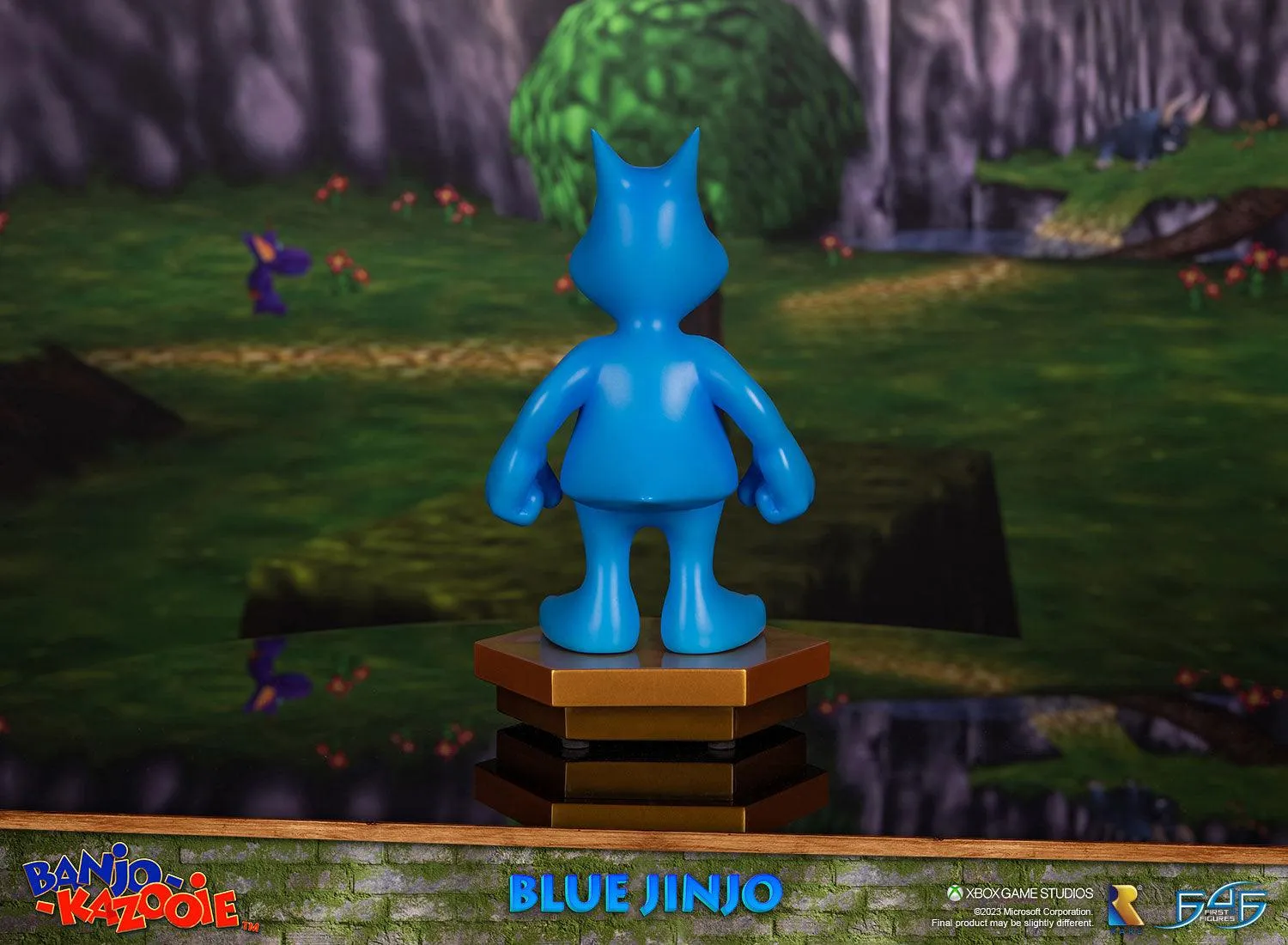 First 4 Figures Banjo-Kazooie Blue Jinjo statuetă 23 cm rășină