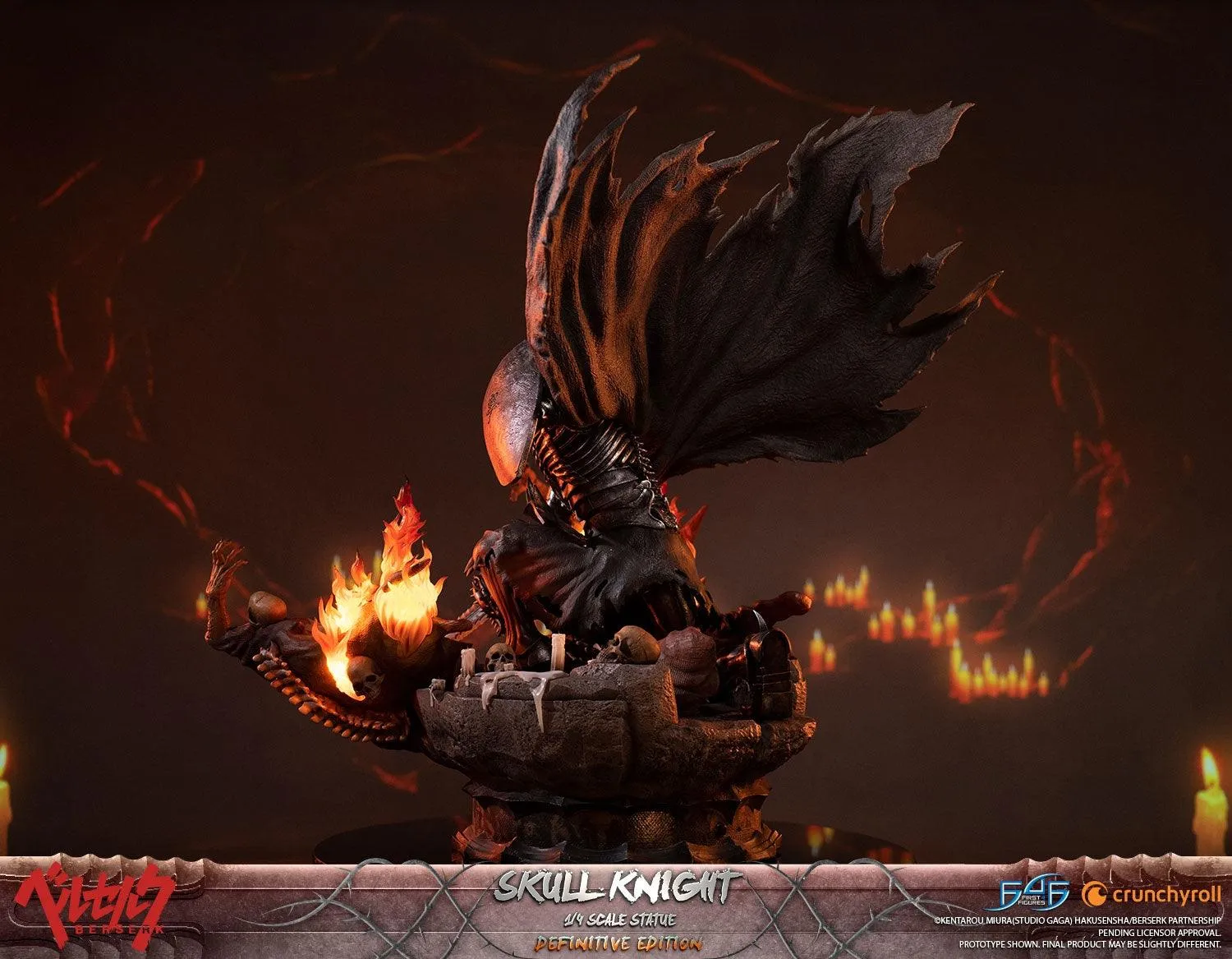 First 4 Figures Berserk Skull Knight Definitive statuetă LED