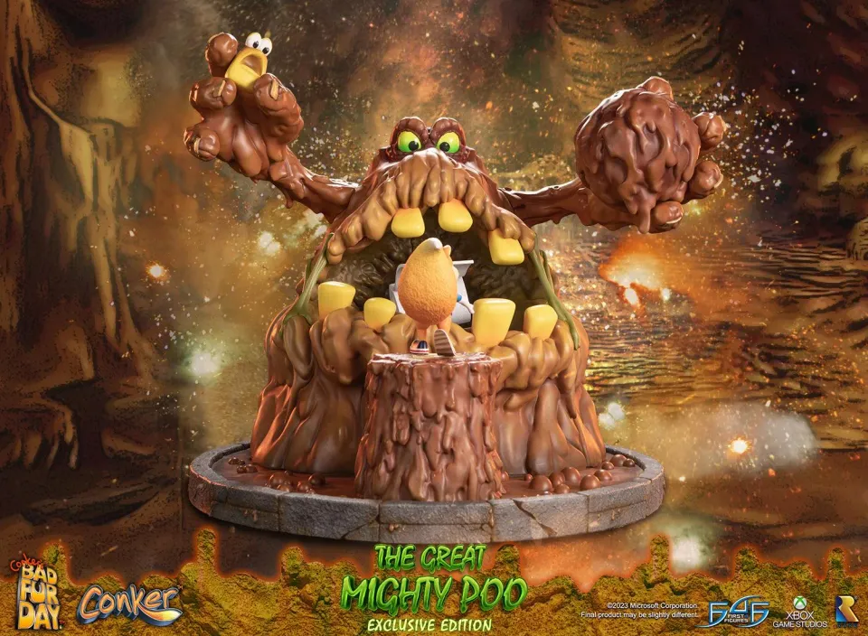 First 4 Figures Conker Great Mighty Poo statueta Exclusive rasina