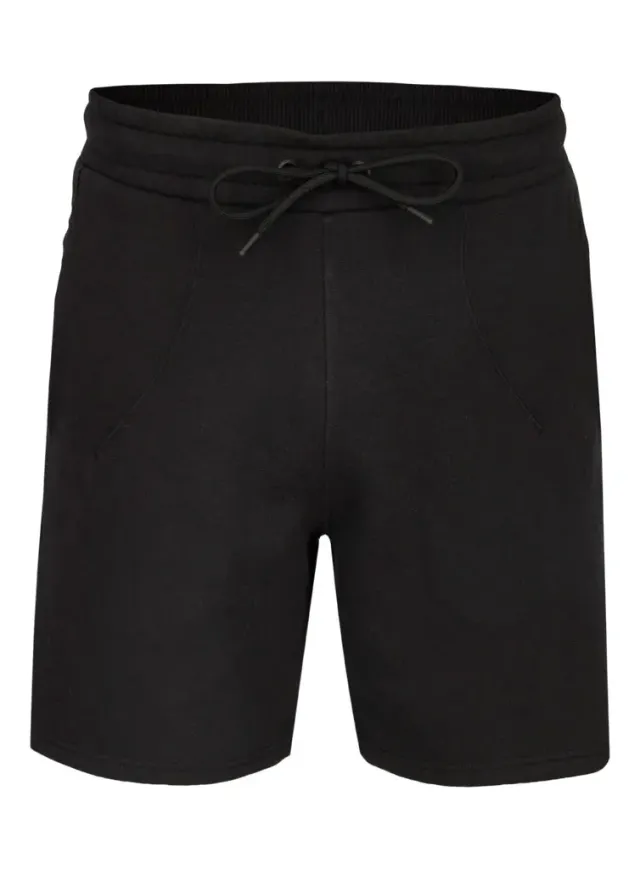 ESL Monochrome Sweatshorts pantaloni scurți negri bumbac