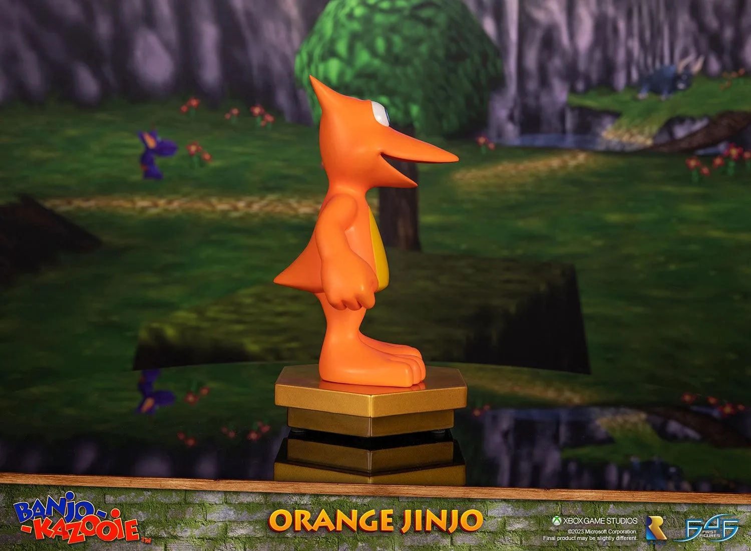 First 4 Figures Banjo-Kazooie Orange Jinjo statuetă rășină 23 cm
