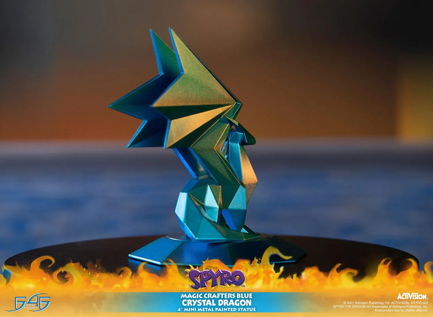 First 4 Figures Spyro Magic Crafters statuetă metal albastru