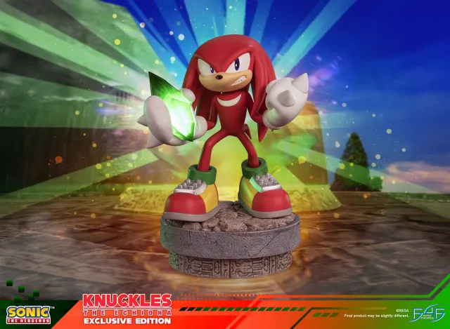 First 4 Figures Sonic Knuckles statuetă Exclusive Edition LED