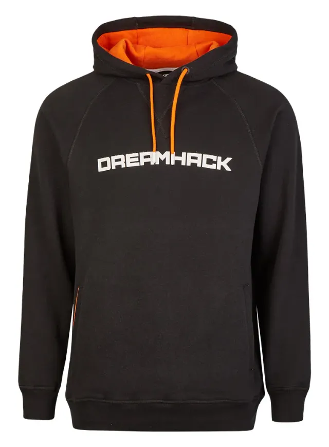 DreamHack Classic hanorac negru bumbac-polar 4XL