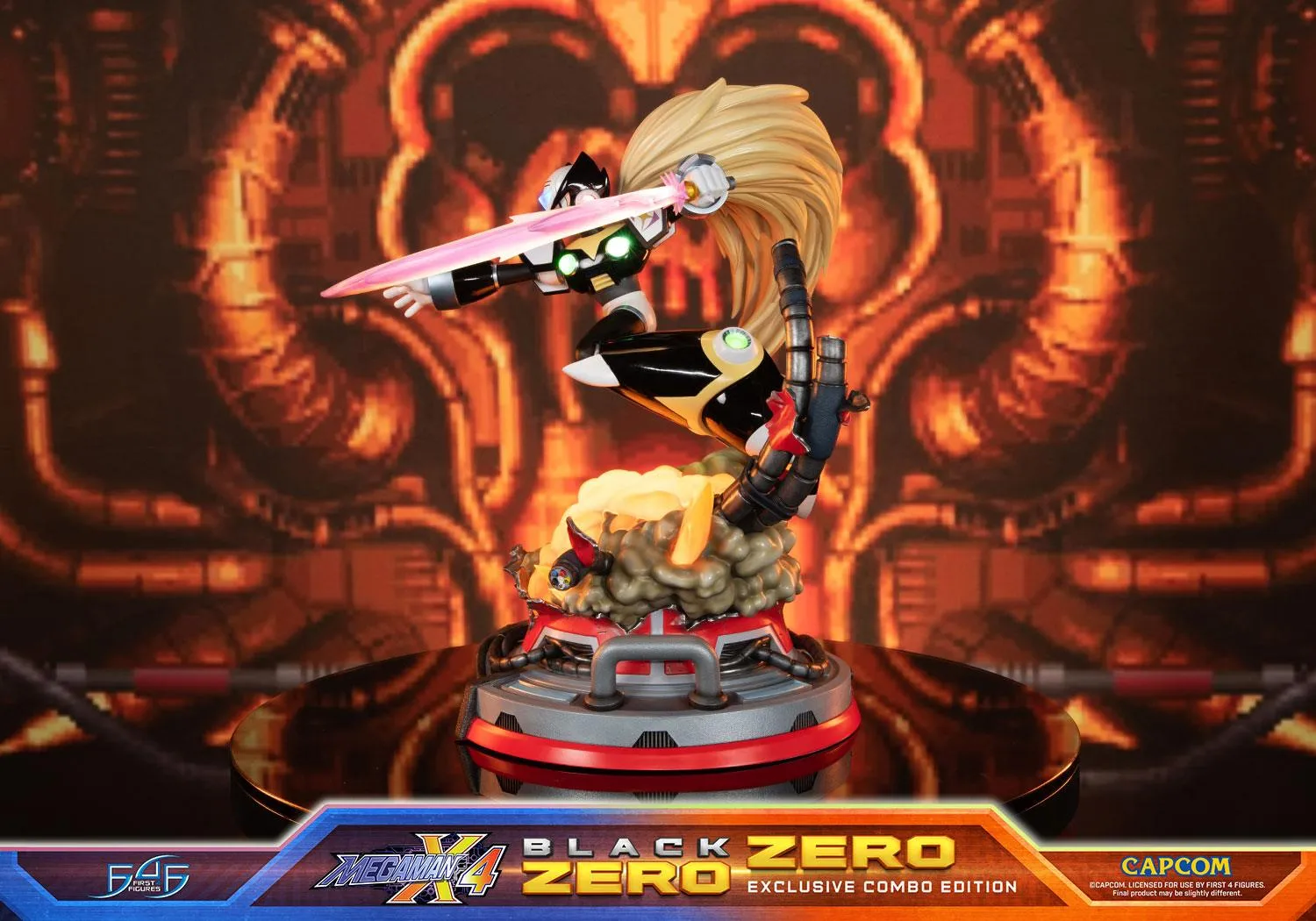 First 4 Figures Mega Man X Zero statueta rasina Combo Exclusive 43cm