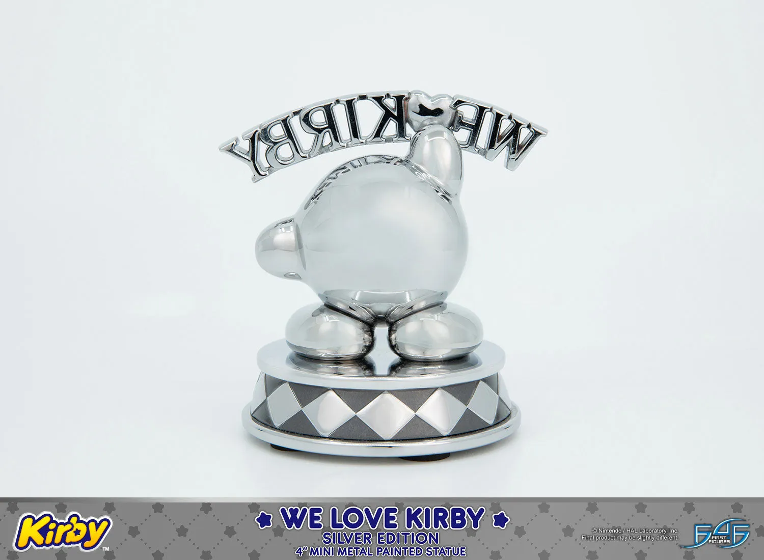 First 4 Figures Kirby We Love Kirby Silver statueta metal 10cm