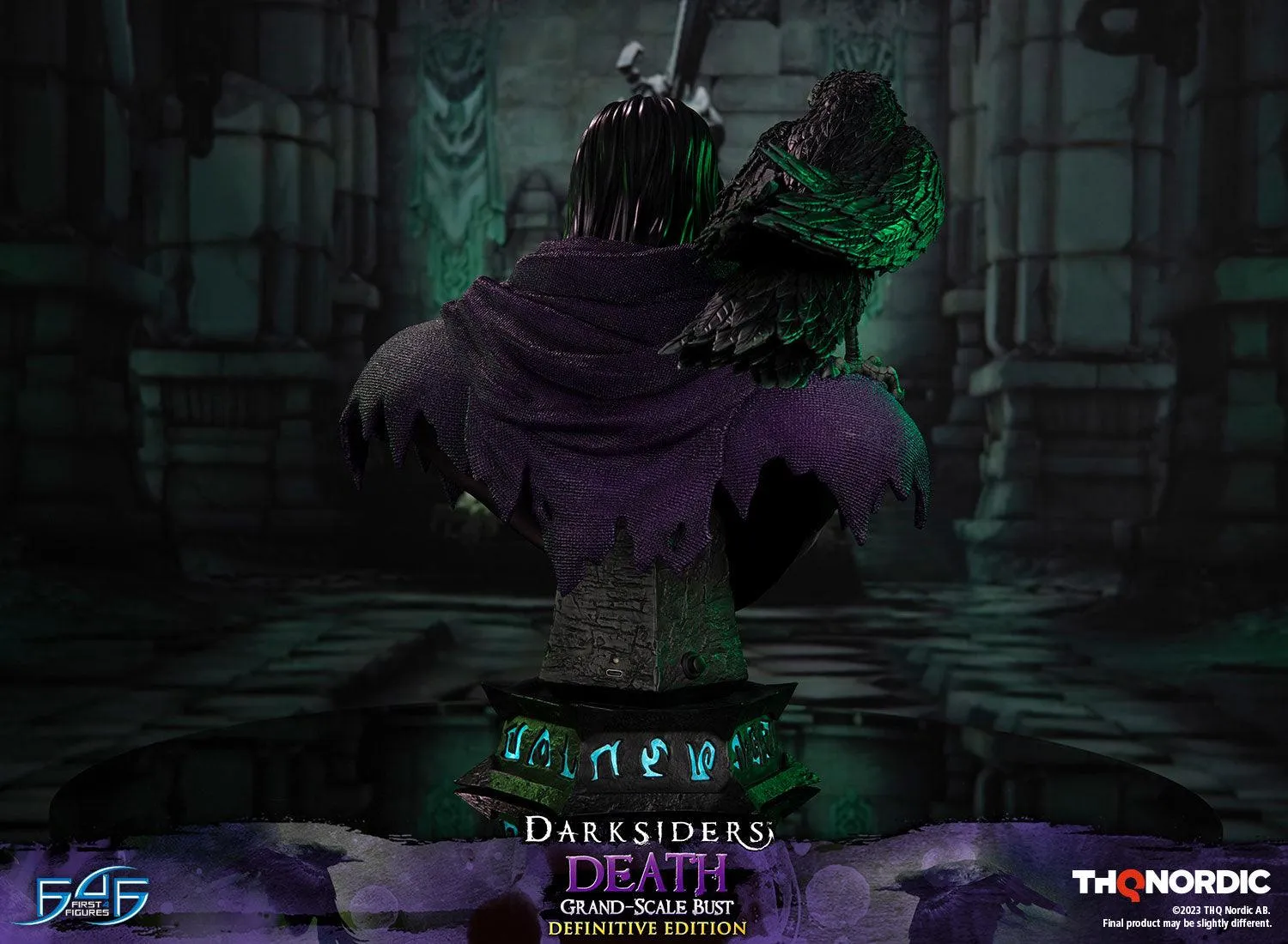 First 4 Figures Darksiders Death bust rășină LED