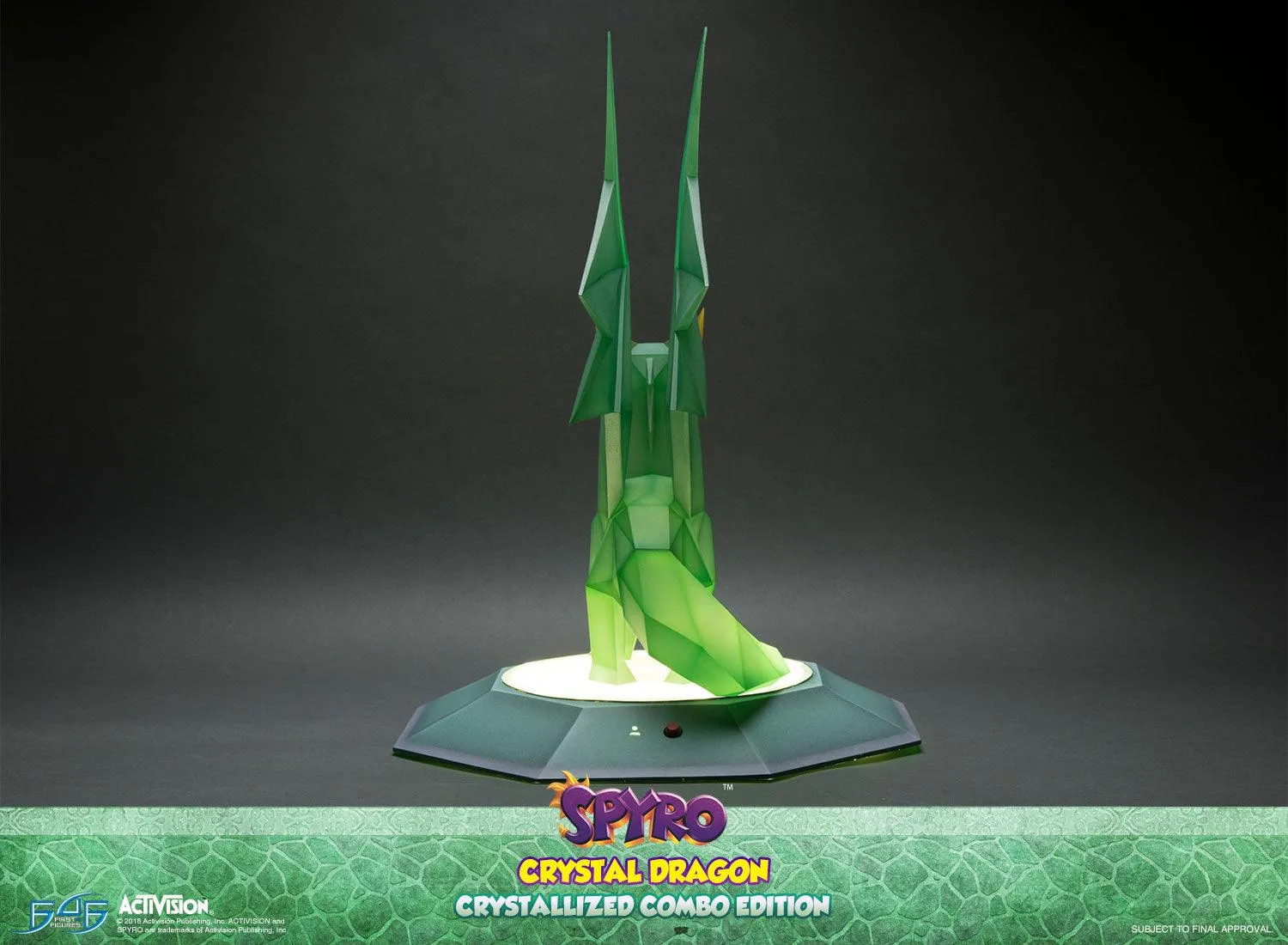 First 4 Figures Spyro Crystal Dragon statueta Crystallized Combo