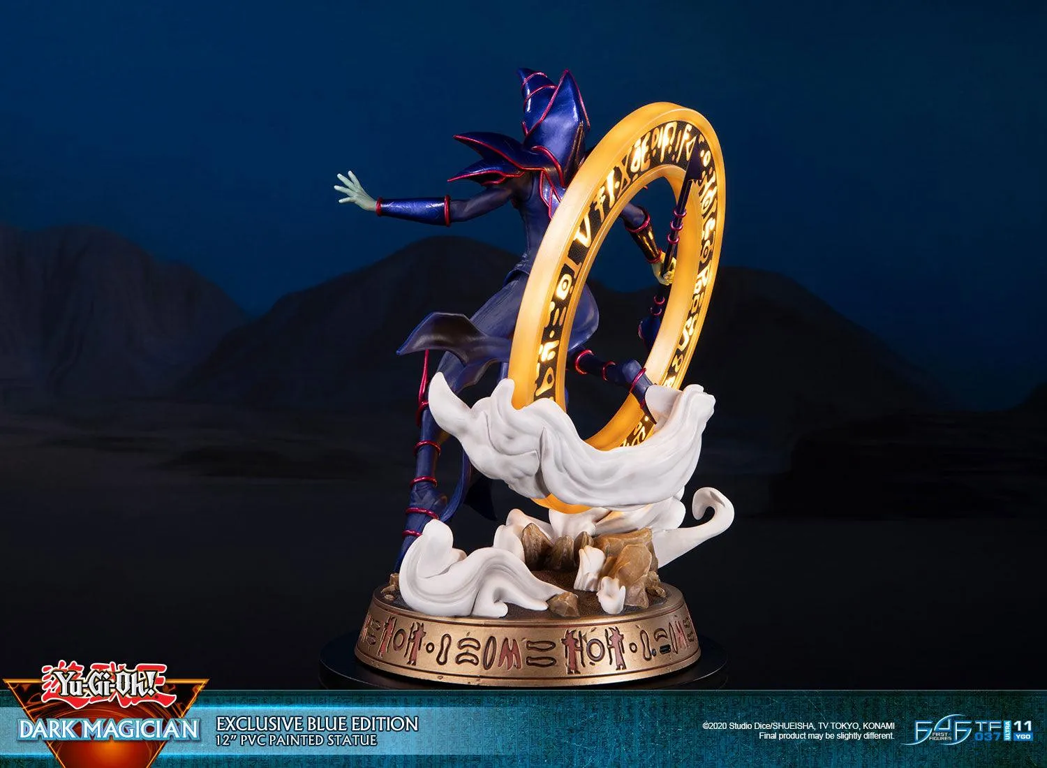 First 4 Figures Yu-Gi-Oh Dark Magician statueta Exclusive Blue