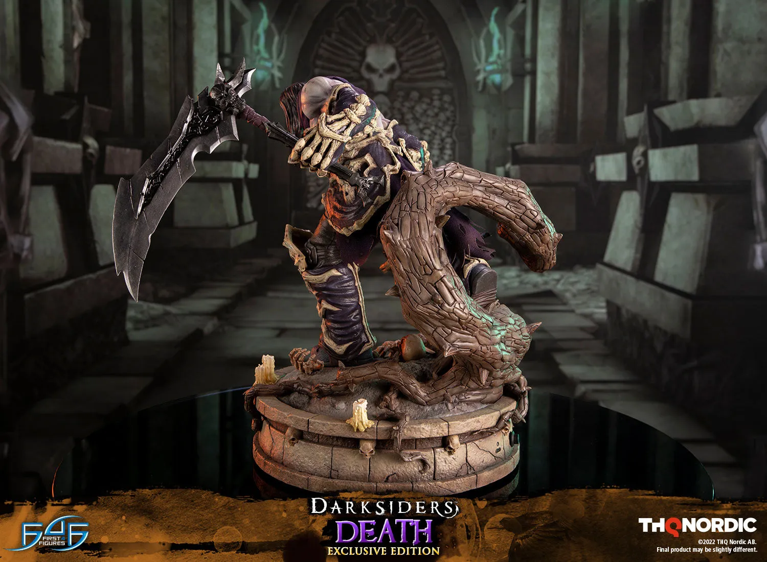 First 4 Figures Darksiders Death statueta Exclusive Edition LED