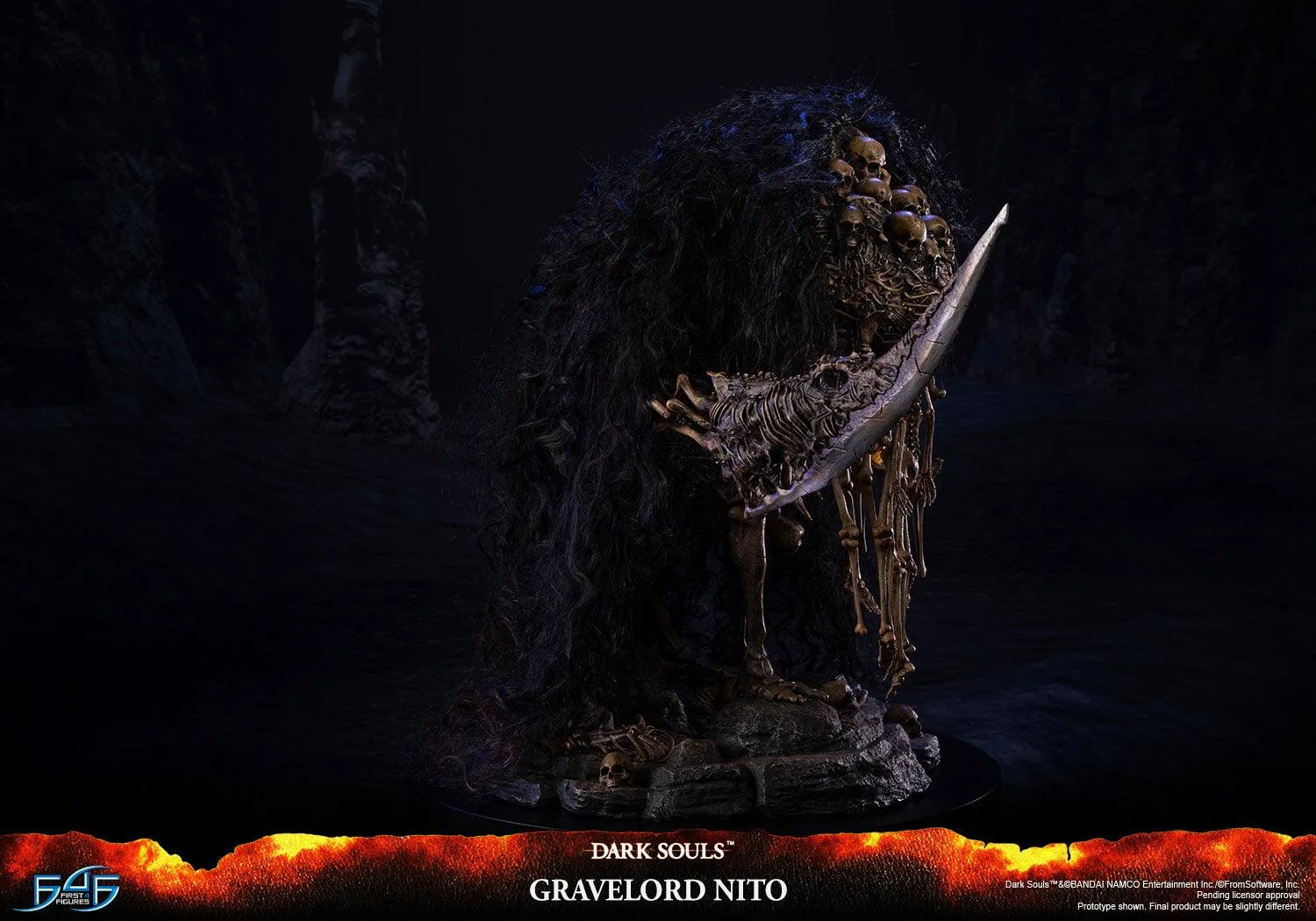 First 4 Figures Dark Souls Gravelord Nito statueta Standard rasina