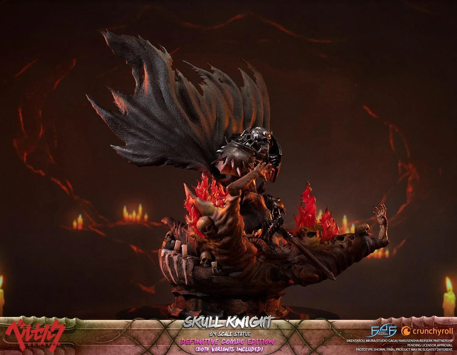 First 4 Figures Berserk Skull Knight statuetă Definitive Combo