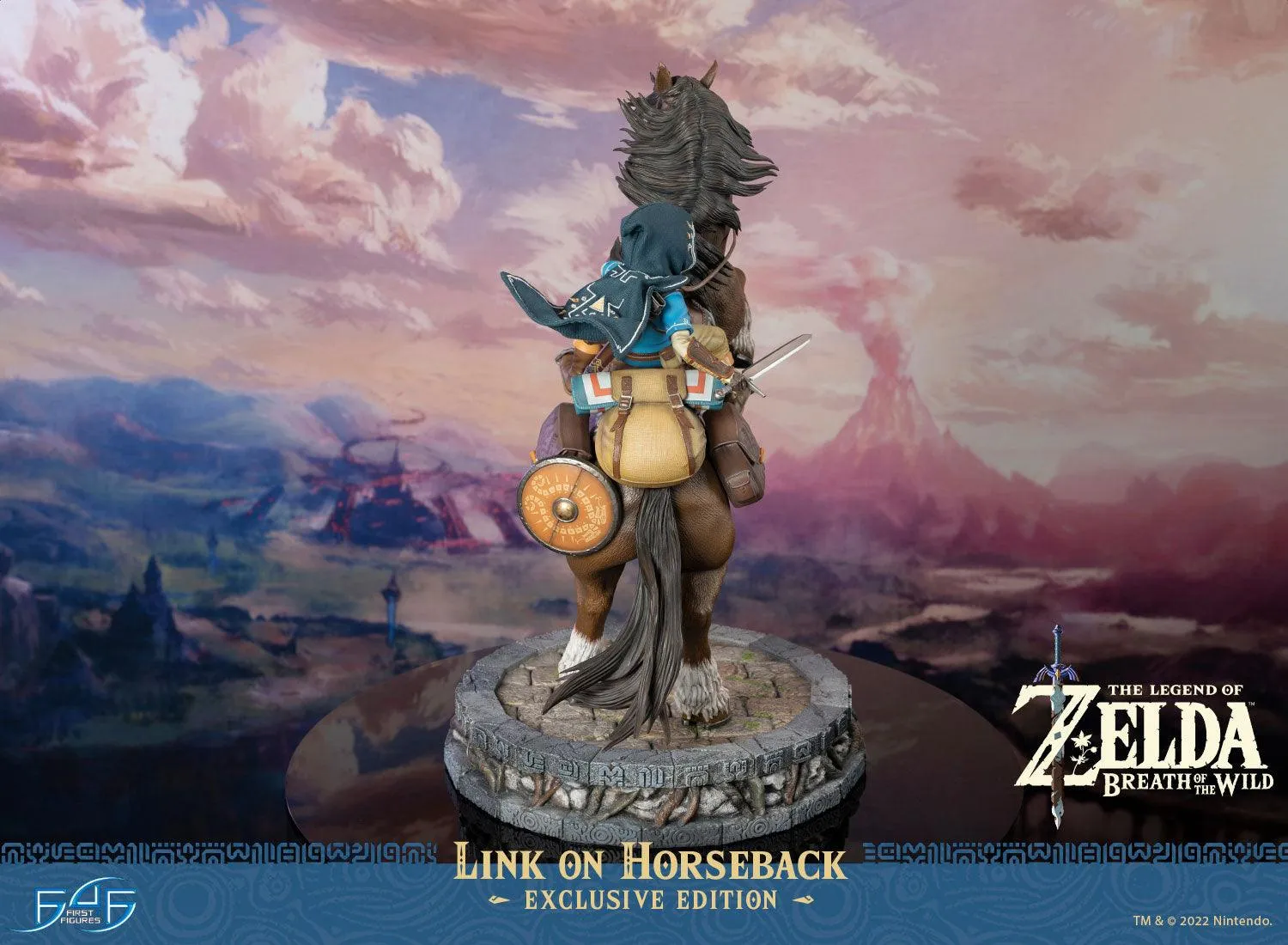 First 4 Figures Zelda Breath of Wild statuetă Link Horseback