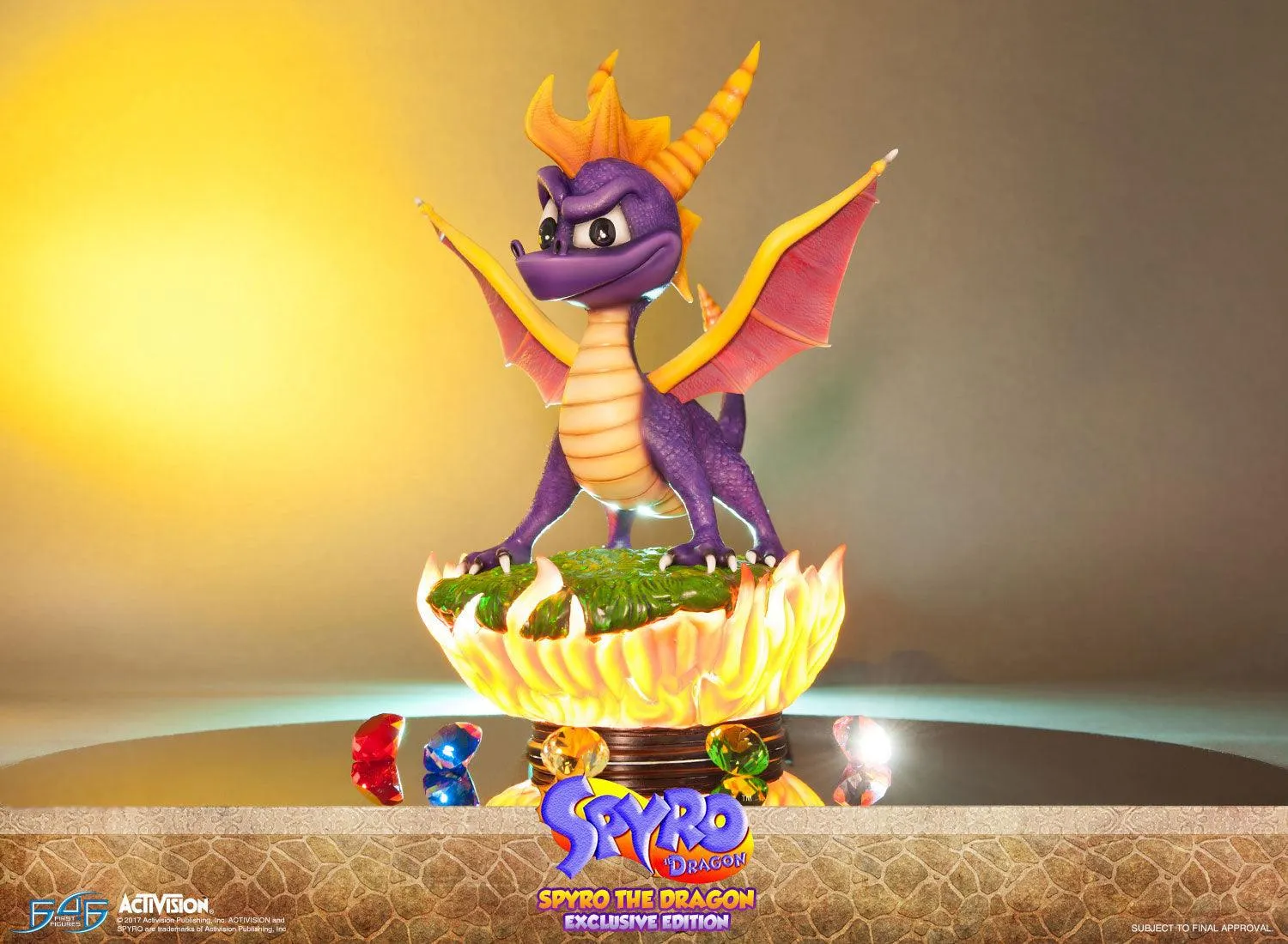 First 4 Figures Spyro Exclusive statueta dragon mov rasina