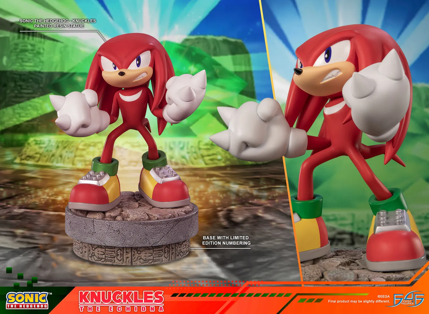First 4 Figures Sonic Knuckles statueta Modern 37.5cm