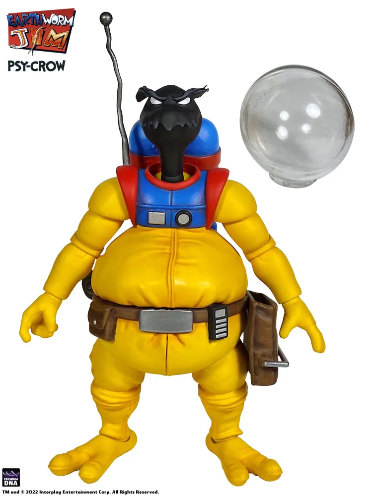 Premium DNA Earthworm Jim Psy-Crow figurina articulata