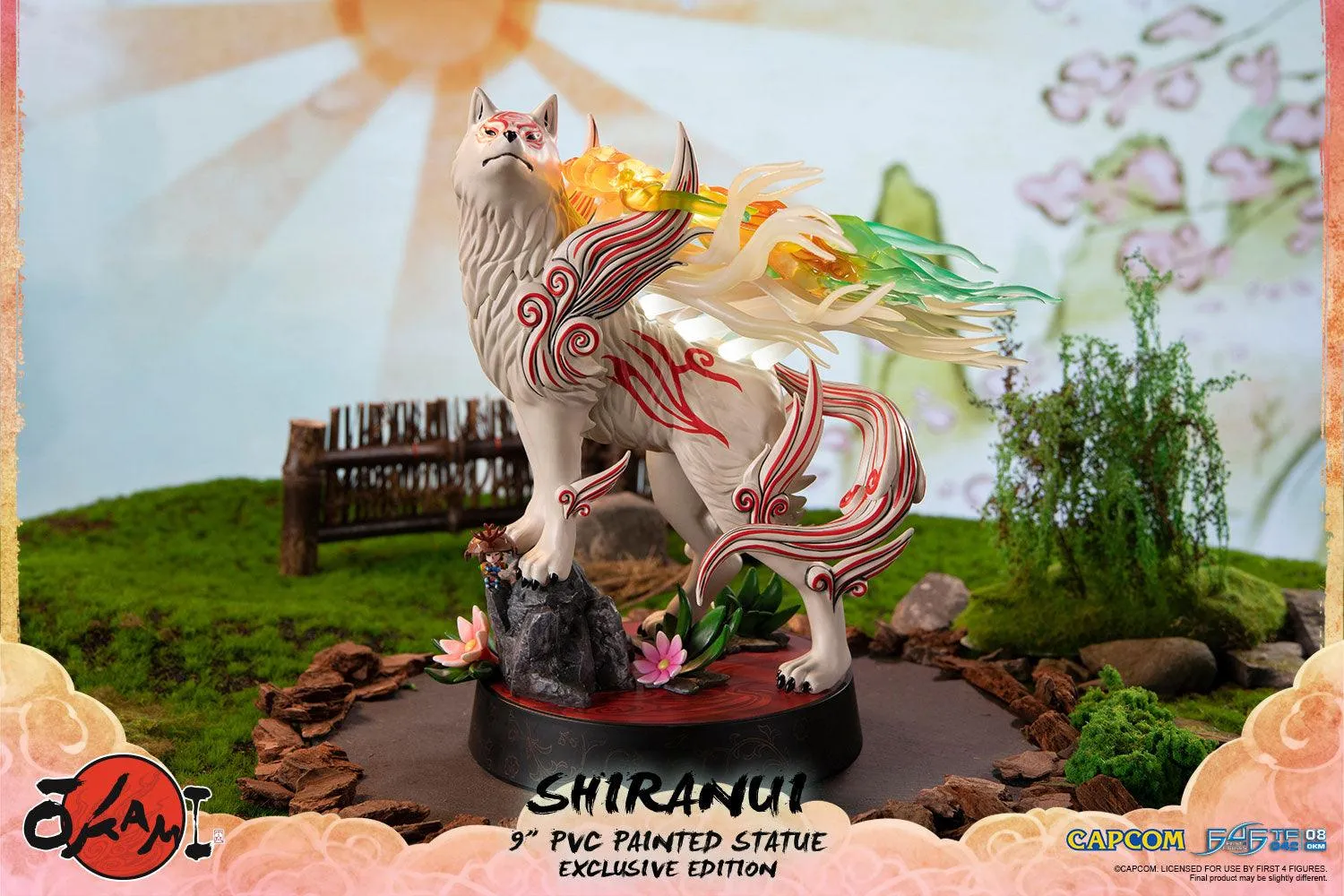 First 4 Figures Okami Shiranui figurina PVC Exclusive LED