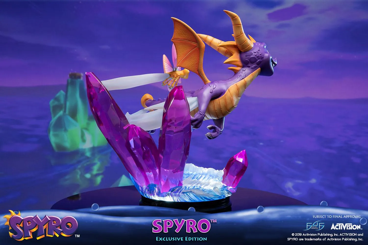 First 4 Figures Spyro Reignited Spyro statueta Exclusive Edition LED