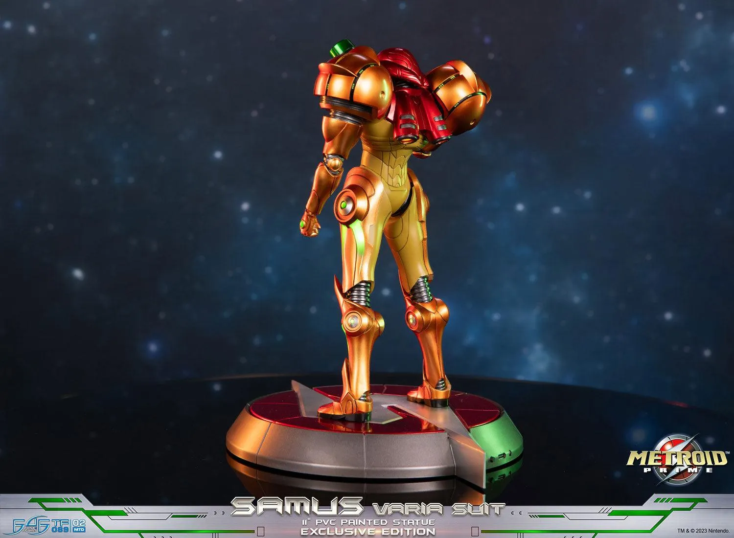 First 4 Figures Metroid Samus Varia Suit statuetă PVC Exclusive LED