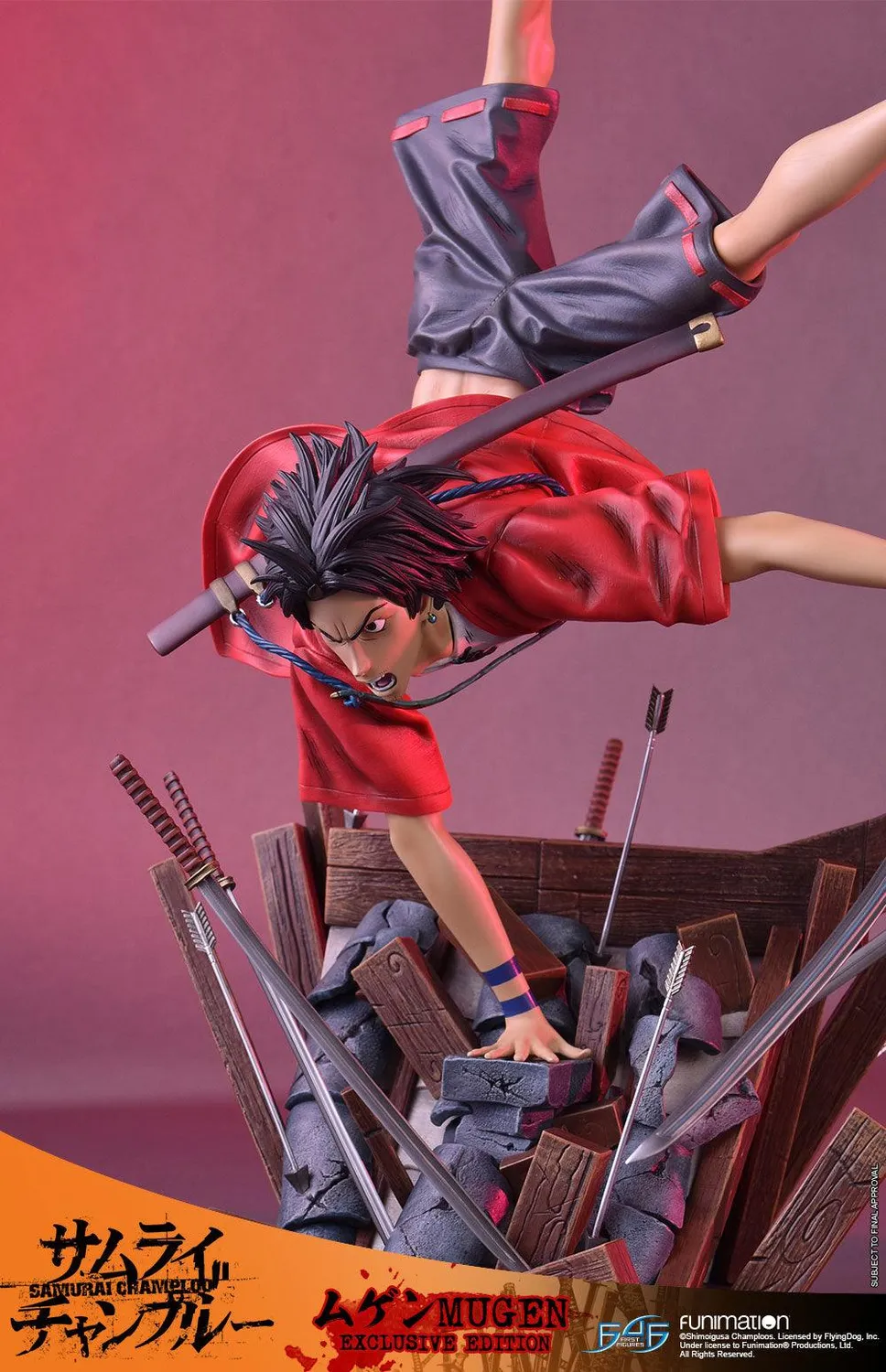 First 4 Figures Samurai Champloo Mugen statuetă Exclusive