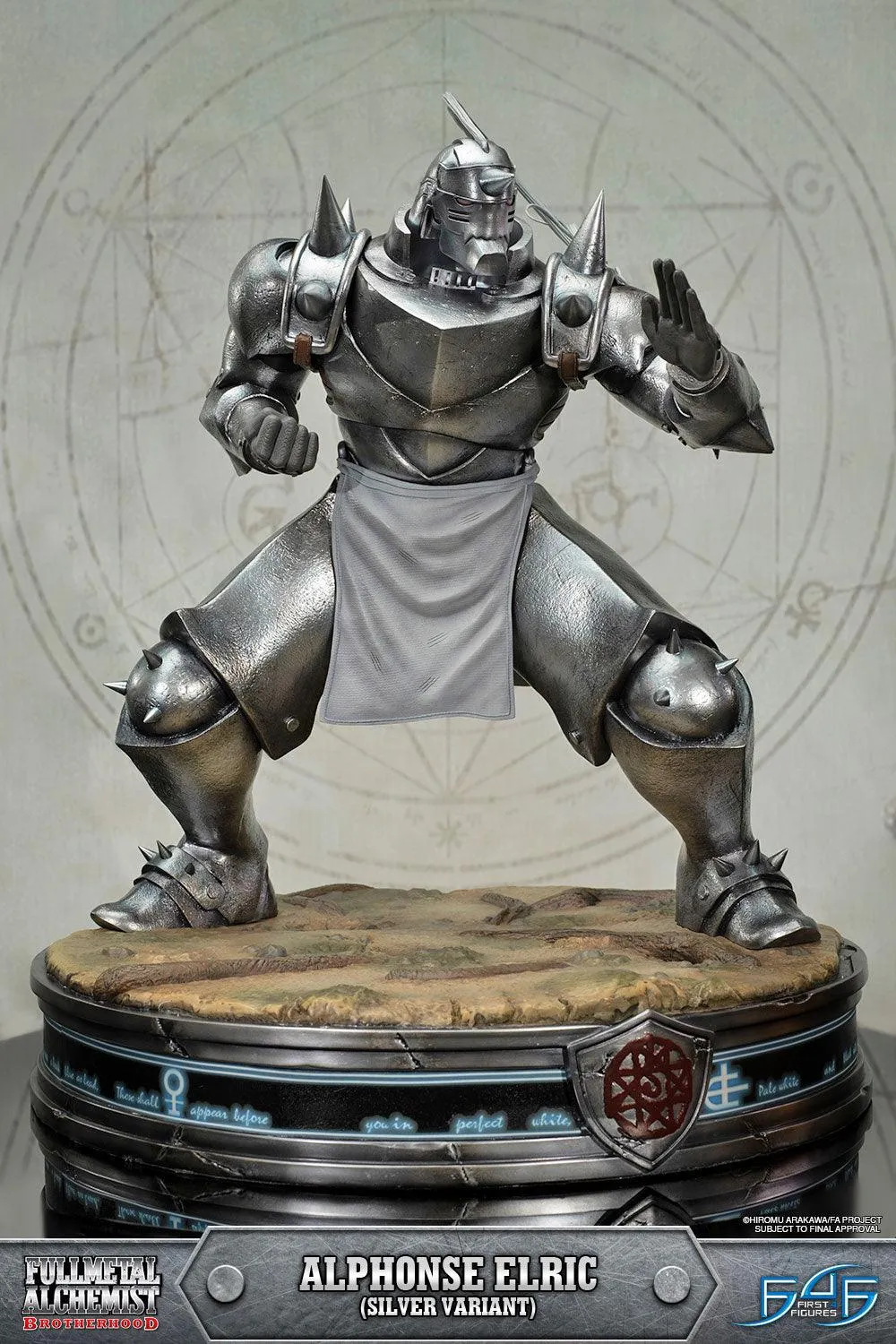 First 4 Figures Fullmetal Alphonse statueta Silver din rasina