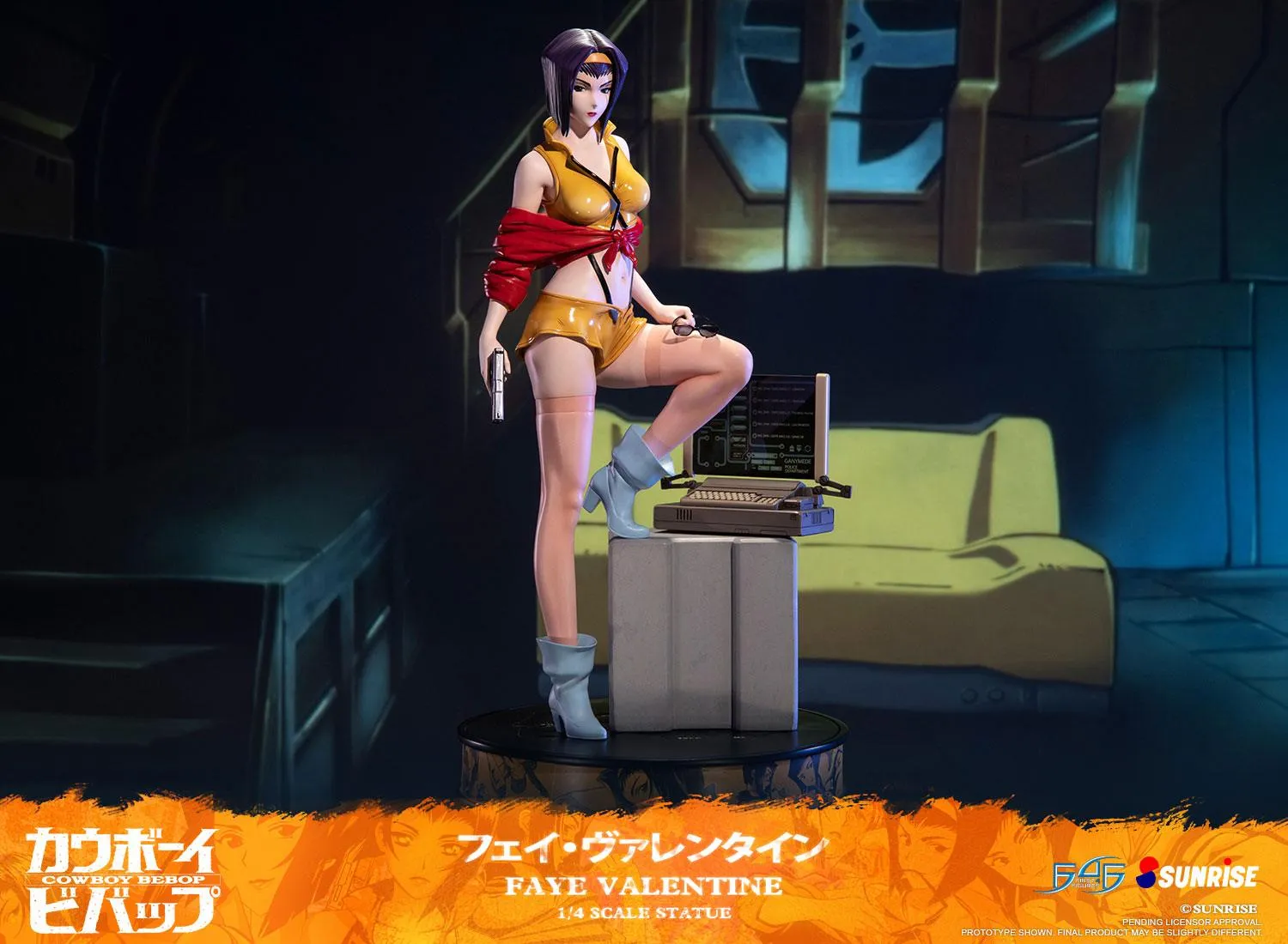 First 4 Figures Cowboy Bebop Faye Valentine statuie Standard Edition 1/4