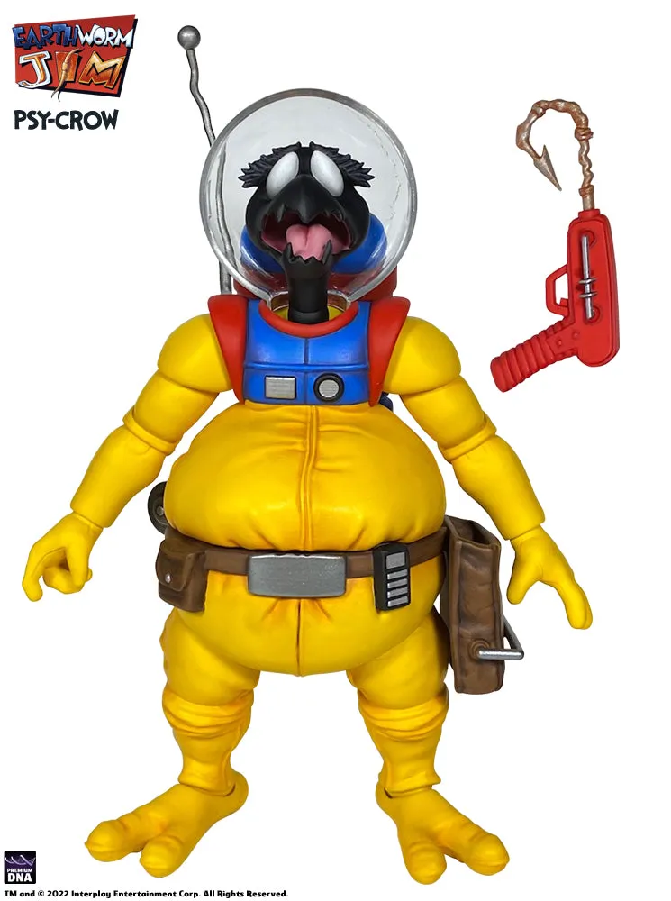Premium DNA Earthworm Jim Psy-Crow figurina articulata