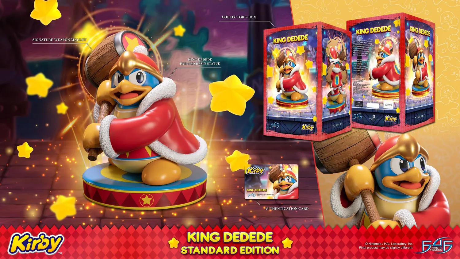 First 4 Figures Kirby King Dedede statuetă Standard 29cm