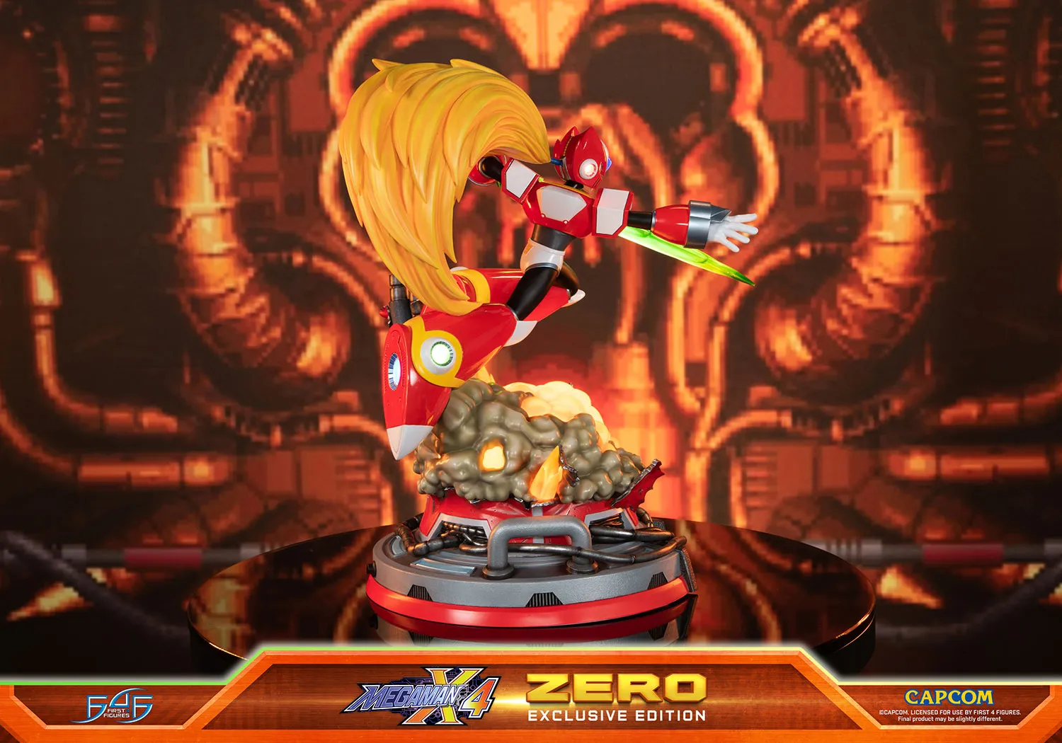 First 4 Figures Mega Man X Zero statueta Exclusive LED