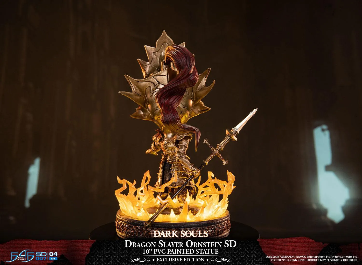 First 4 Figures Dark Souls Dragon Slayer Ornstein SD statuetă Exclusive LED