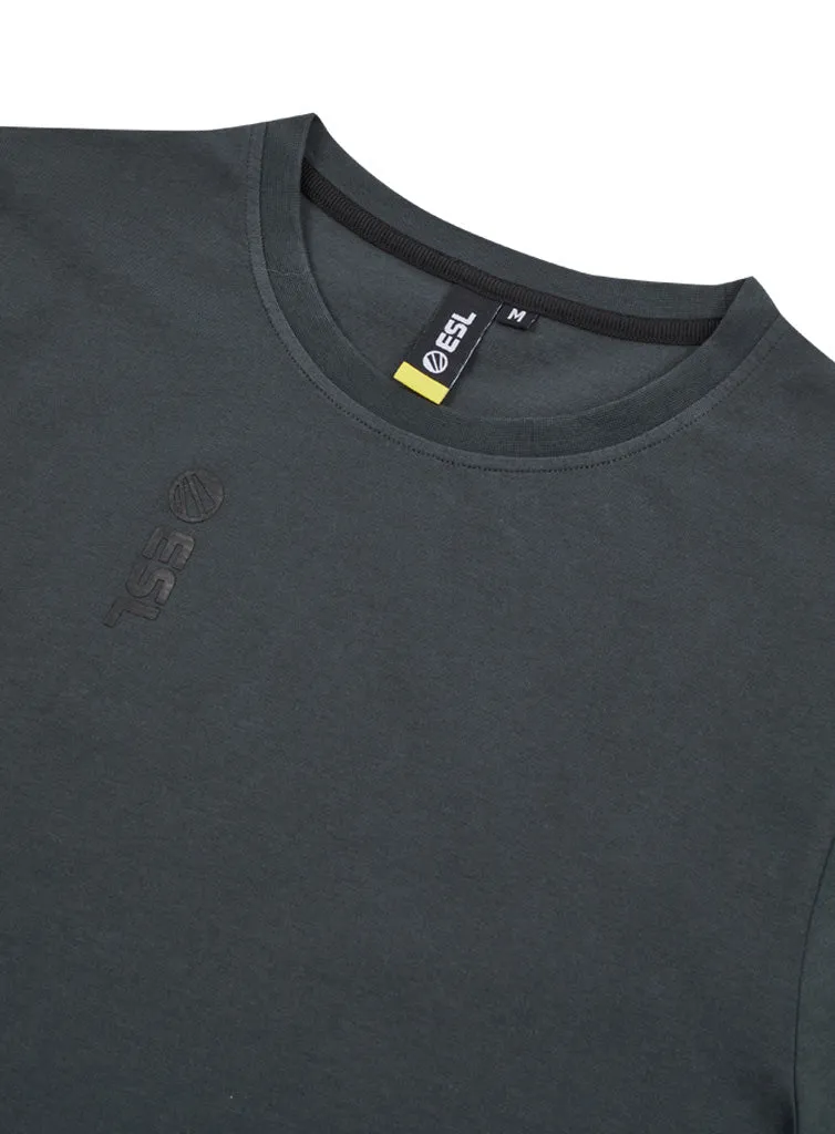 ESL Monochrome tricou Negru wrap-around bumbac