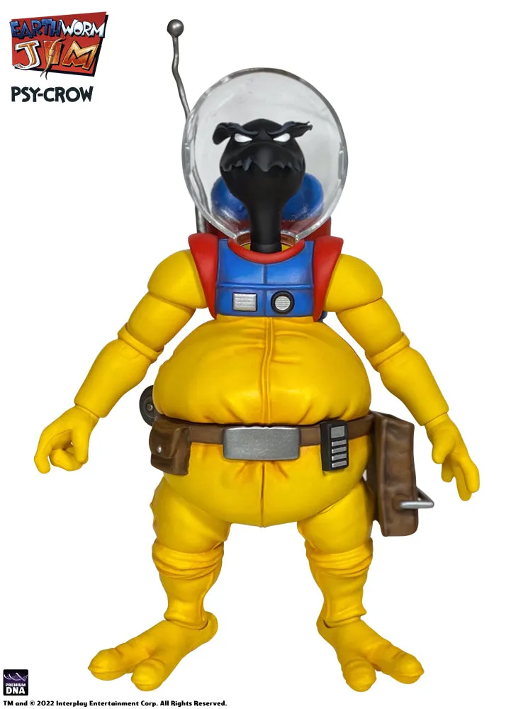 Premium DNA Earthworm Jim Psy-Crow figurina articulata
